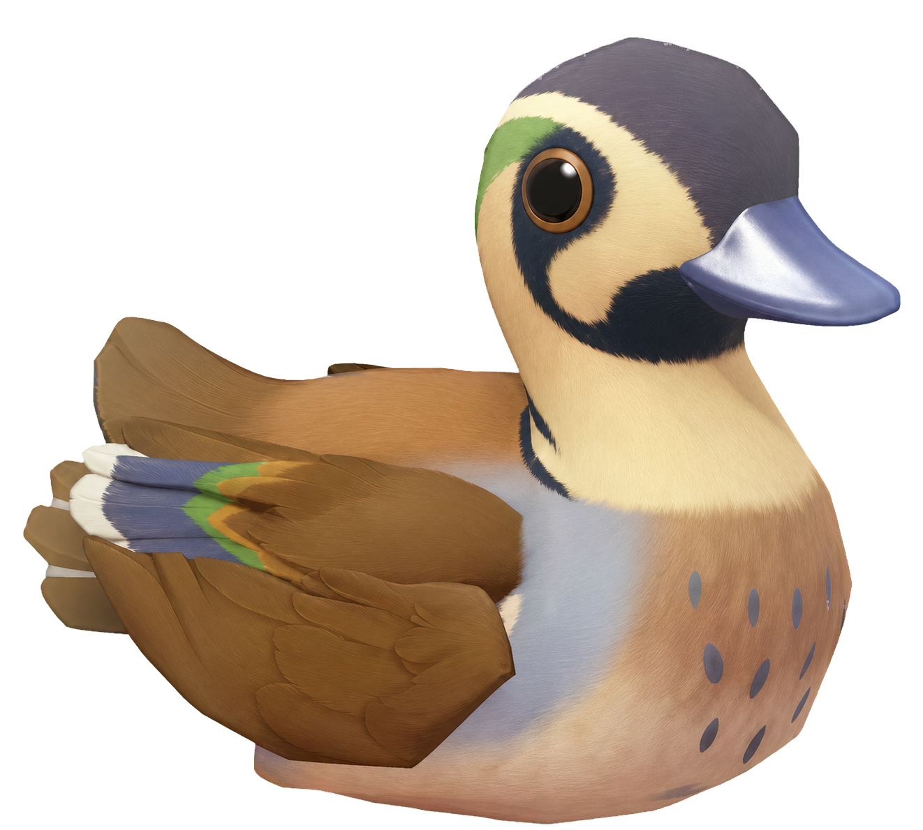 Oiseau Sarcelle élégante dans Heartopia