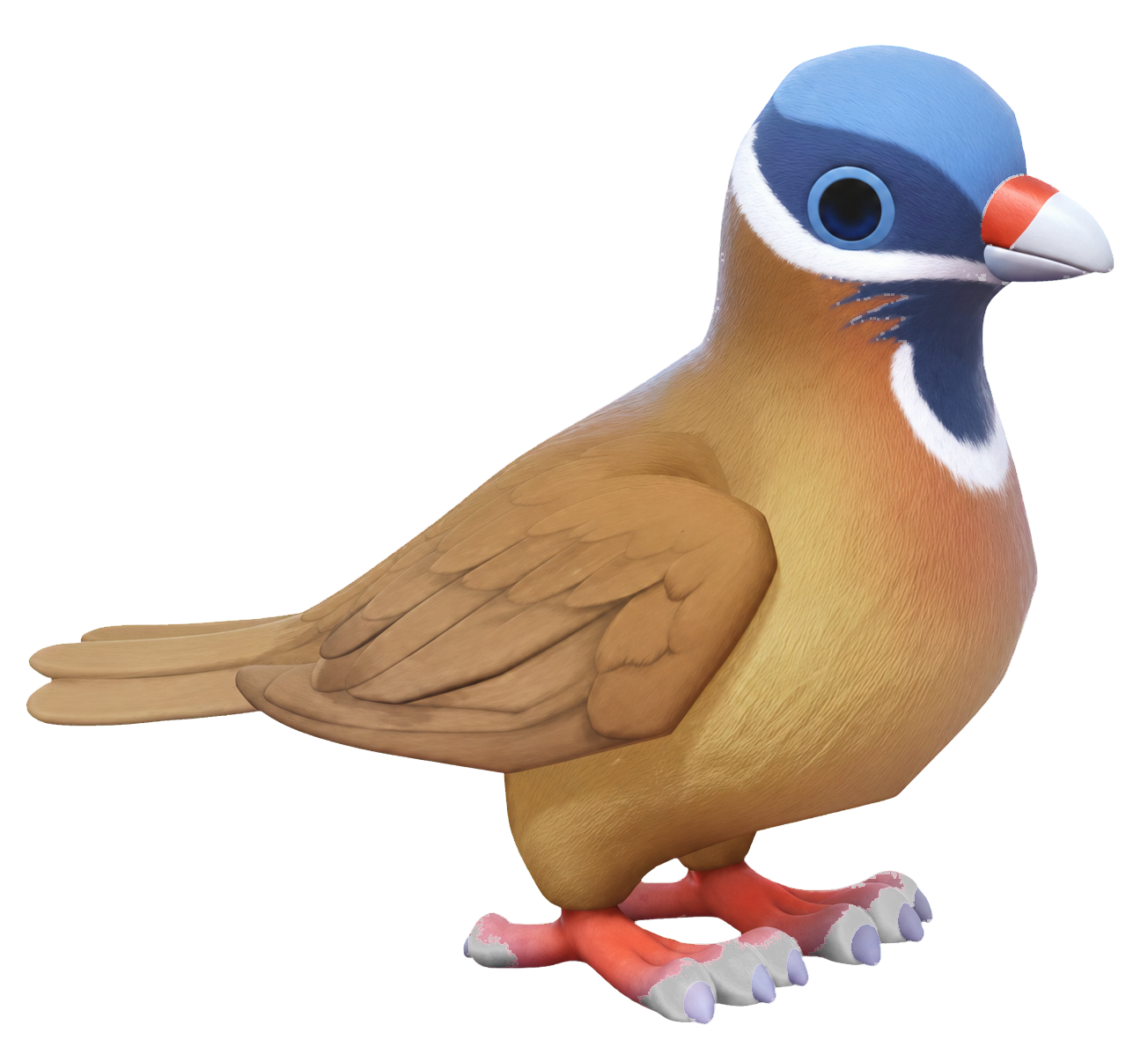 Oiseau Colombe à tête bleue dans Heartopia