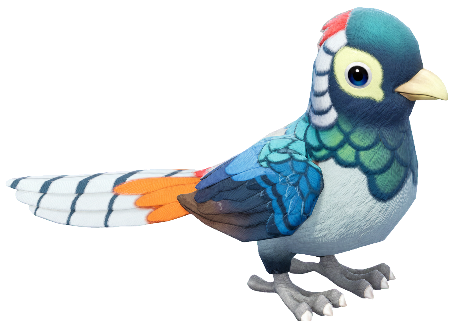 Oiseau Faisan à ventre blanc dans Heartopia