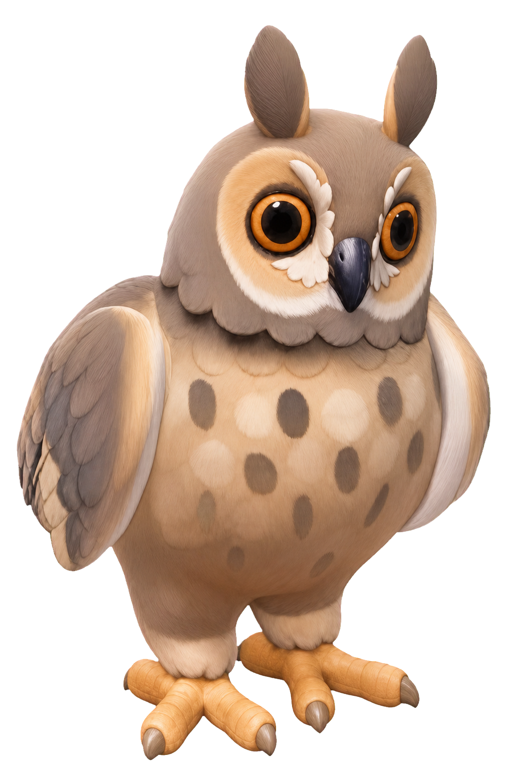 Oiseau Hibou moyen-duc dans Heartopia