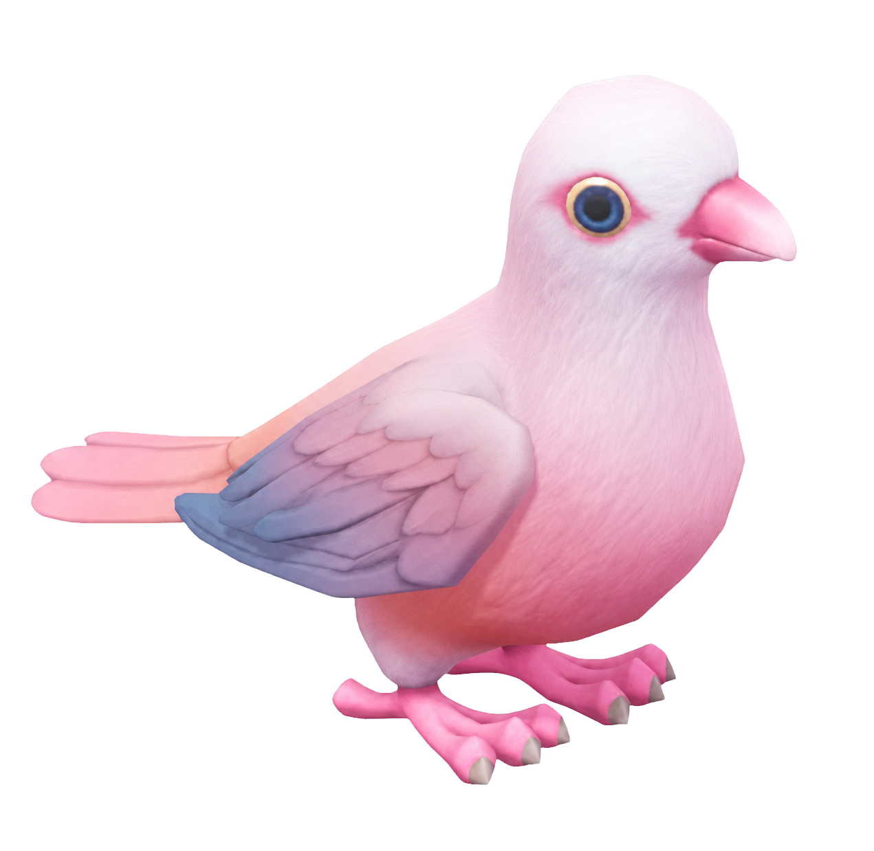 Oiseau Pigeon rose dans Heartopia