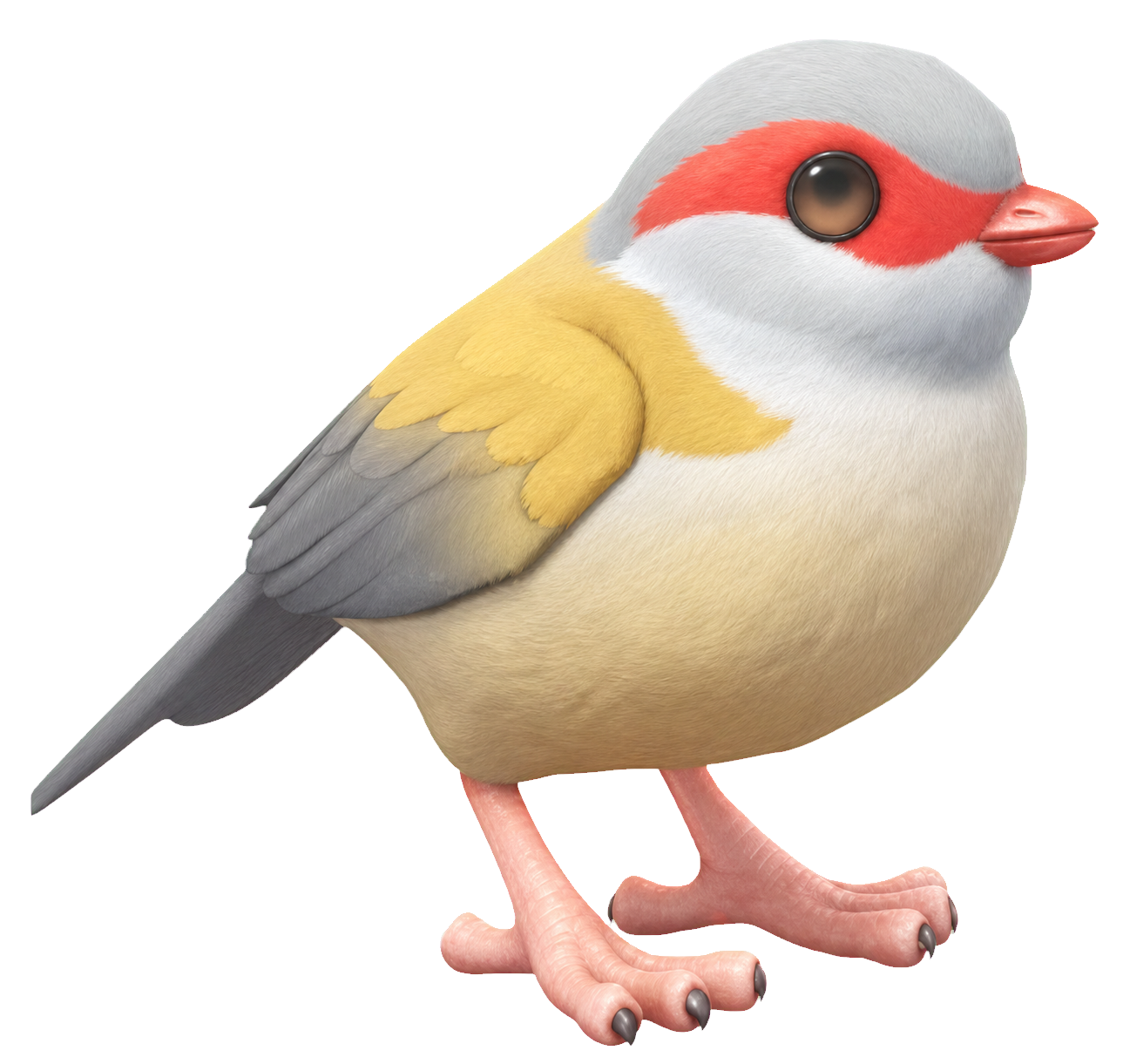 Oiseau Diamant à queue de feu dans Heartopia