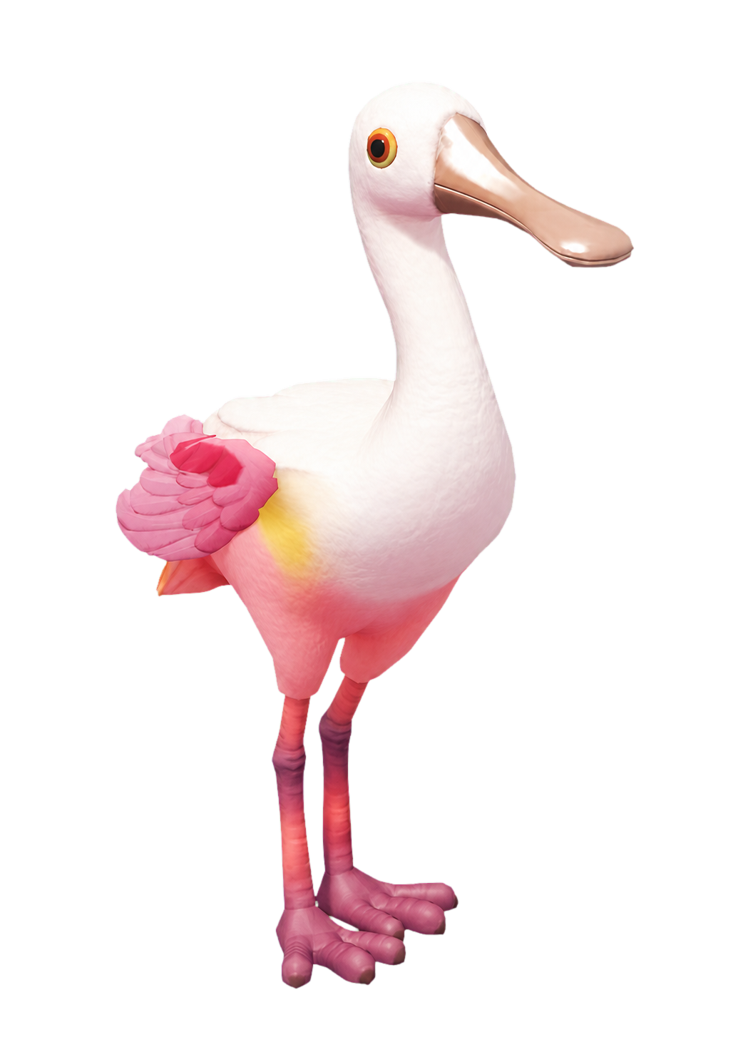 Oiseau Spatule rosée dans Heartopia