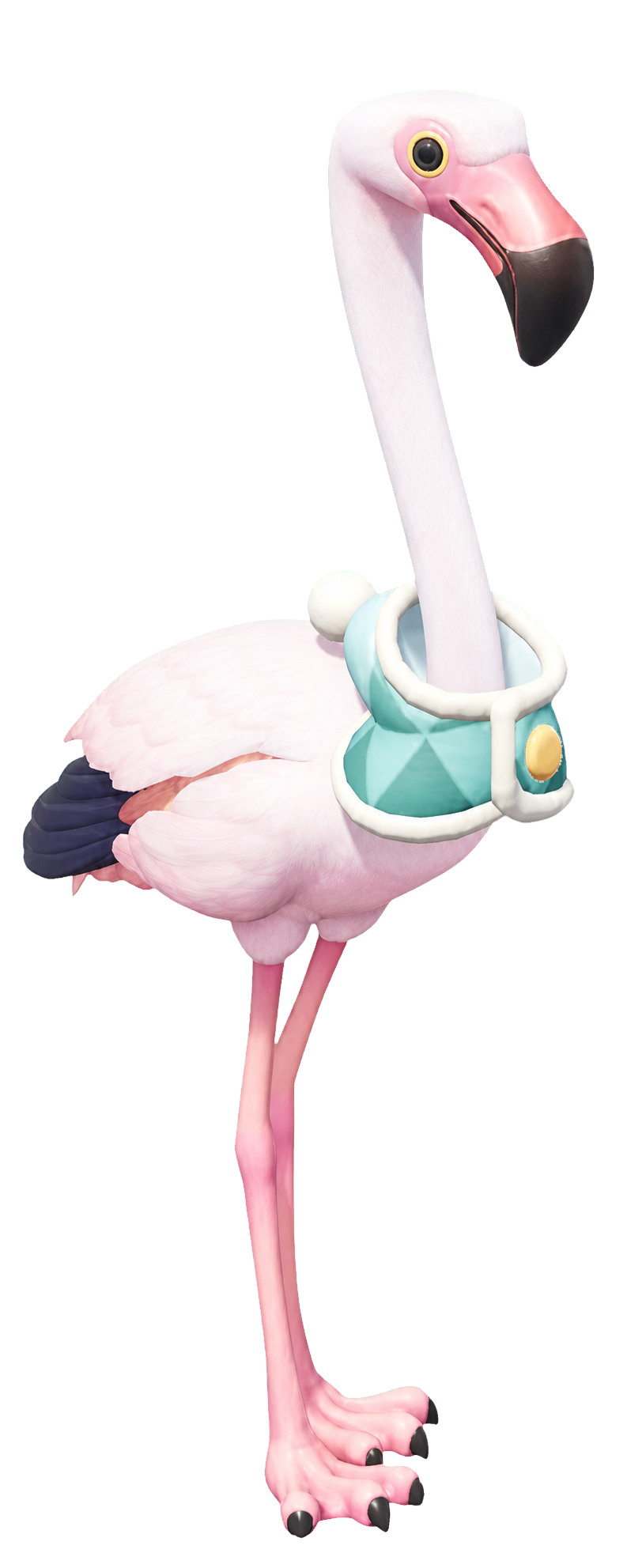 Oiseau Flamant rose d'hiver dans Heartopia