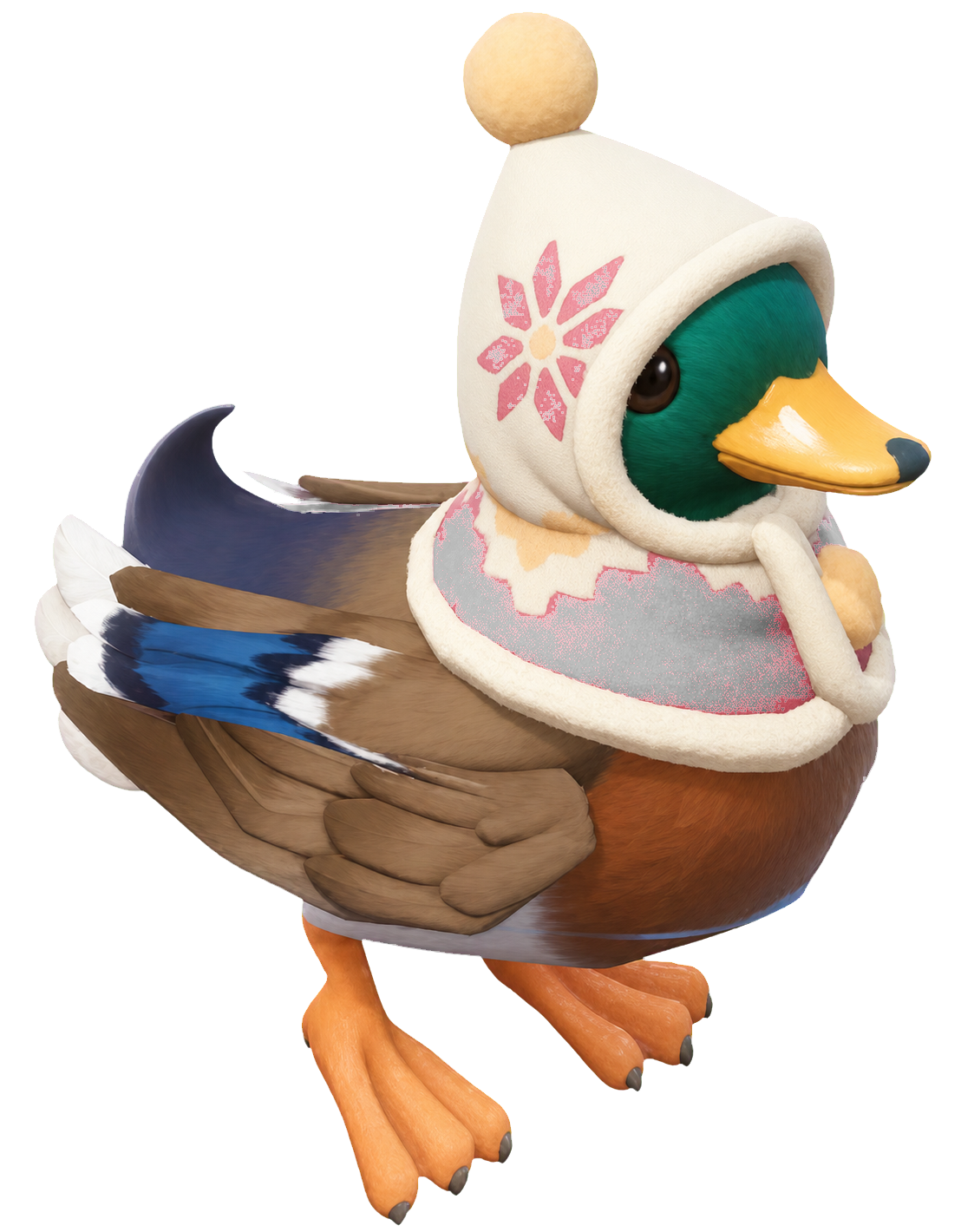 Oiseau Canard colvert d'hiver dans Heartopia