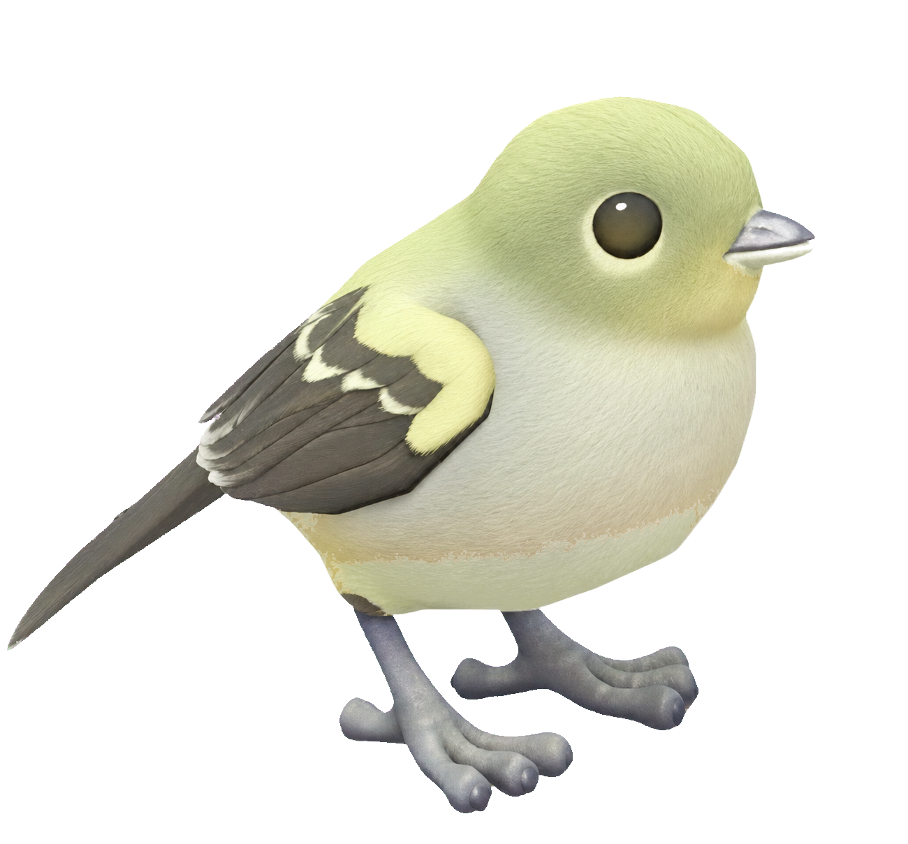Oiseau Moucherolle à ventre jaune dans Heartopia